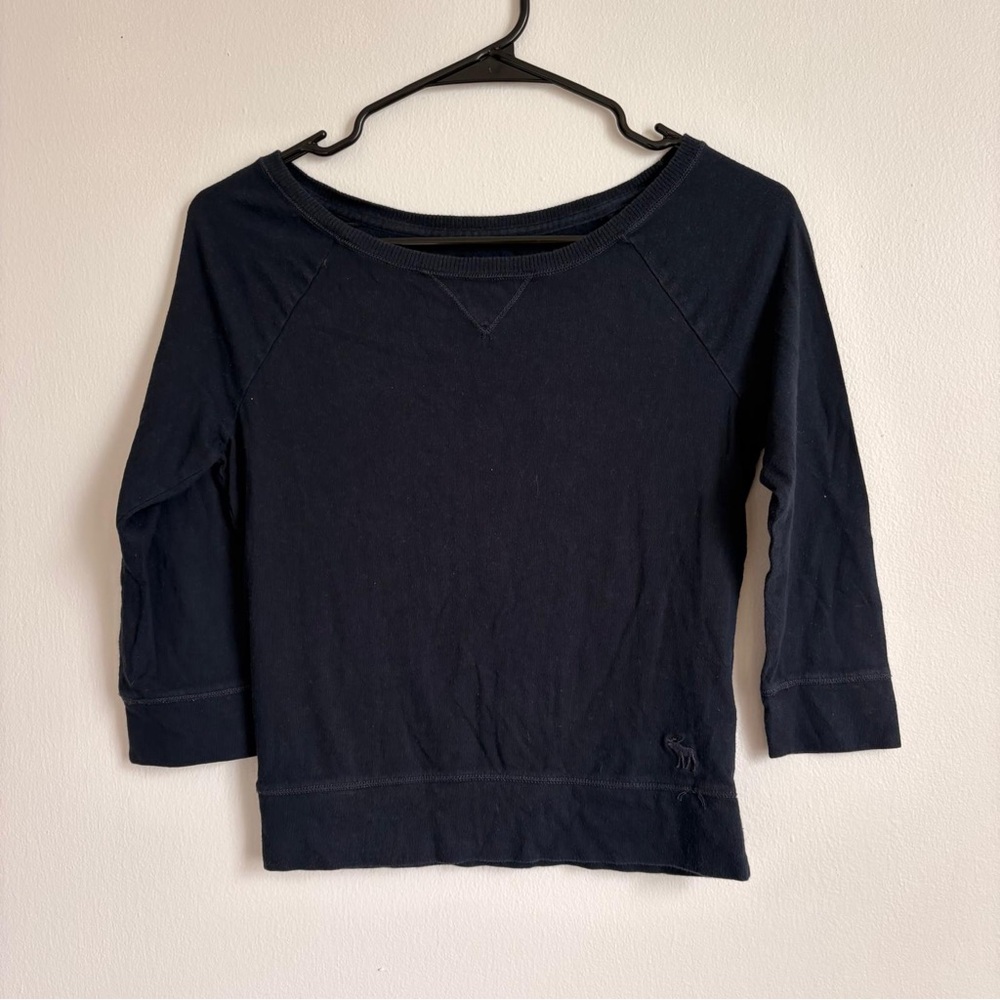 Abercrombie & Fitch Kids Navy Long Sleeve Tee Size M